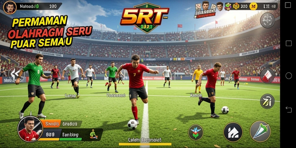 Gameplay seru di <strong>5RT</strong> dengan aksi olahraga yang mendebarkan.
