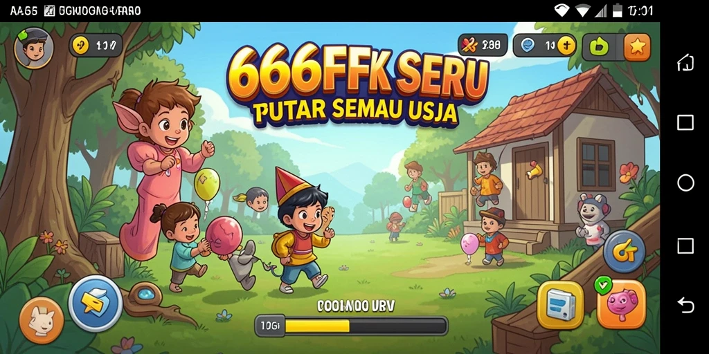 Tampilan screenshot gameplay 666FF dengan teka-teki yang menarik.