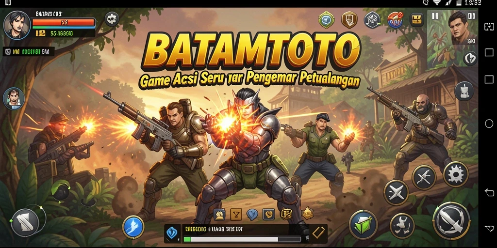 Screenshot gameplay BATAMTOTO dengan aksi mendebarkan.