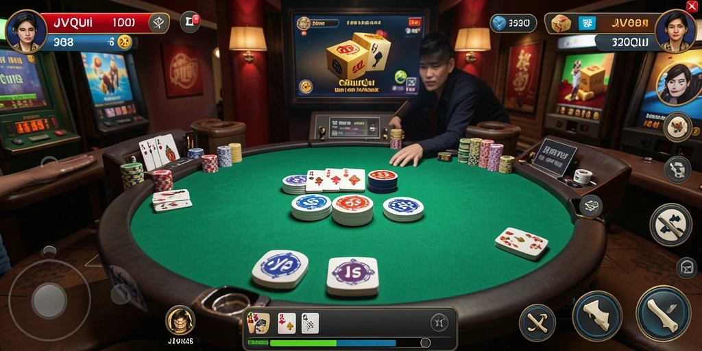 Tampilan gameplay JV88 yang menarik dan seru.