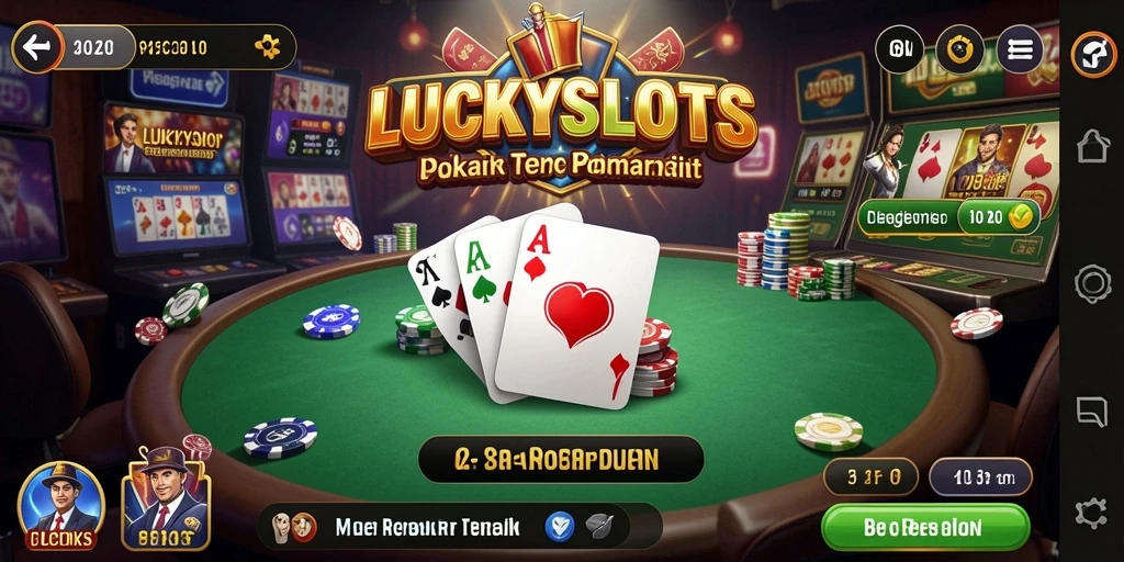 Tampilan screenshot gameplay LUCKYSLOTS yang mengasyikkan dan penuh aksi.