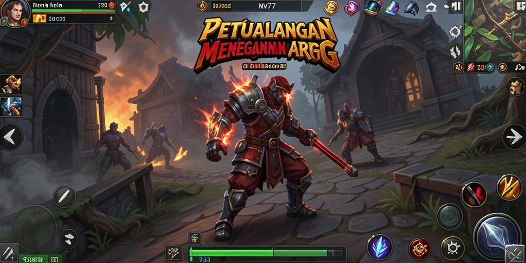 Gameplay seru NV77 dalam petualangan ARPG yang penuh aksi.