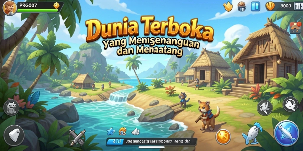 Gameplay mendebarkan dalam PRG007 dengan dunia yang luas untuk dijelajahi.