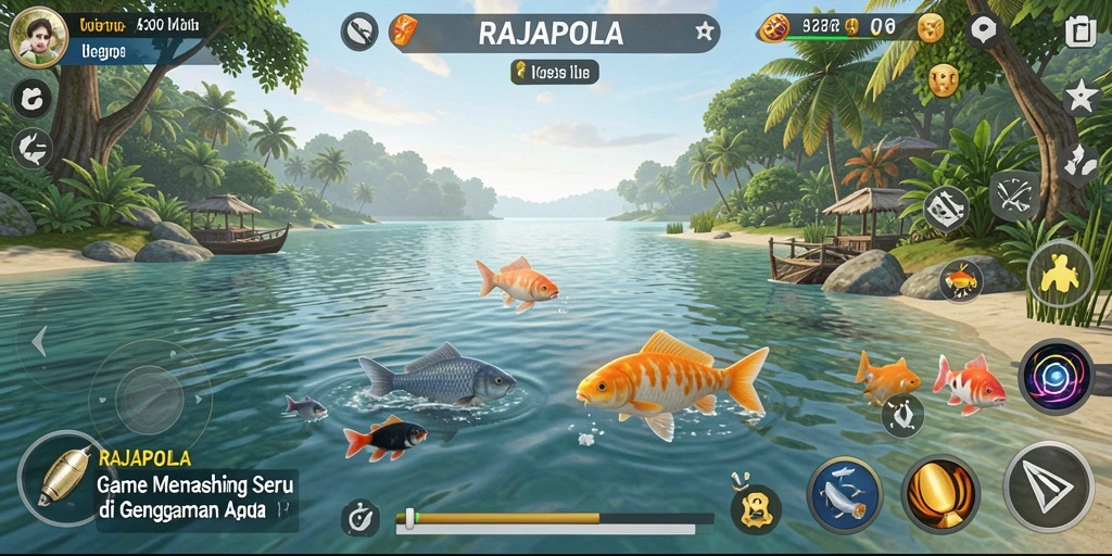 Tangkapan besar dalam gameplay RAJAPOLA yang mendebarkan.