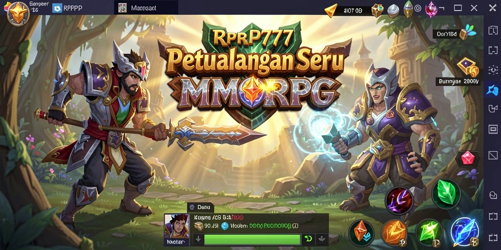Tampilan gameplay RPRP777 yang menakjubkan dengan aksi petualangan seru.