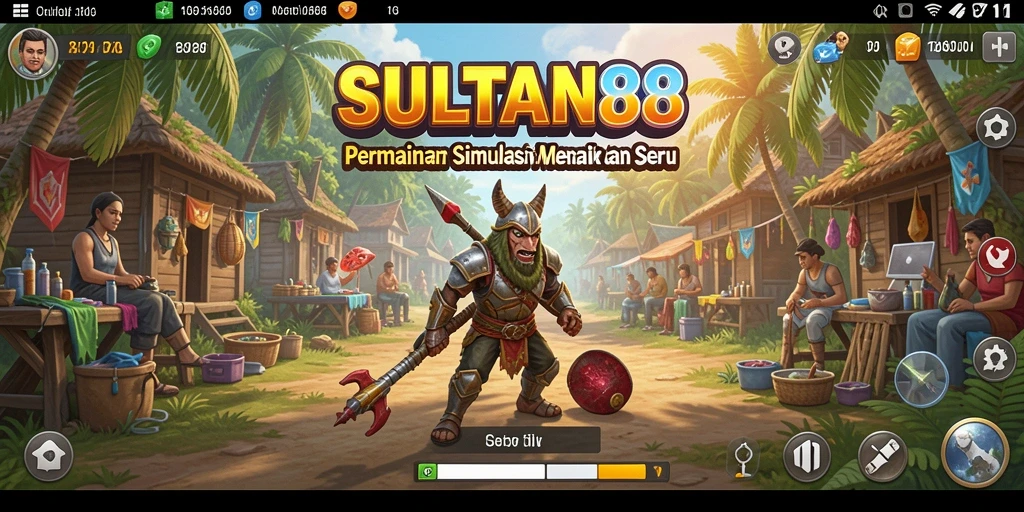 Screenshot utama <strong>SULTAN88</strong> menunjukkan aksi seru dalam gameplay simulasi.
